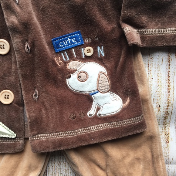 Cute Fleece Winter suit size 3-6 months - Picture 2 of 4